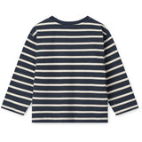LIEWOOD Stripe Classic Navy / Creme De La Creme Tyler Stripe Longsleeve T-Shirt