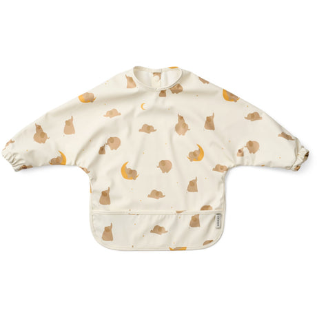 LIEWOOD Elephant / Creme De La Creme Merle Printed Cape Haklapp