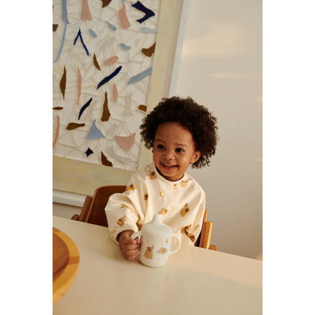 LIEWOOD Elephant / Creme De La Creme Merle Printed Cape Haklapp