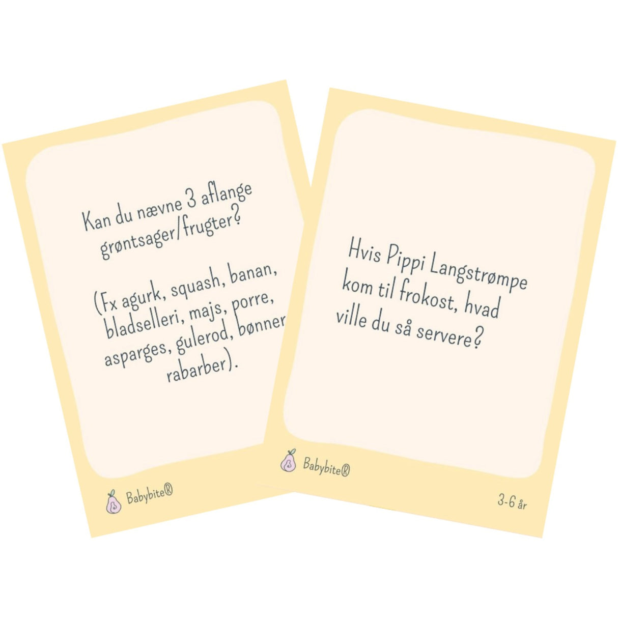 Babybite SPISEKORT: Samtalekort Til Fortryllende Sommermåltider
