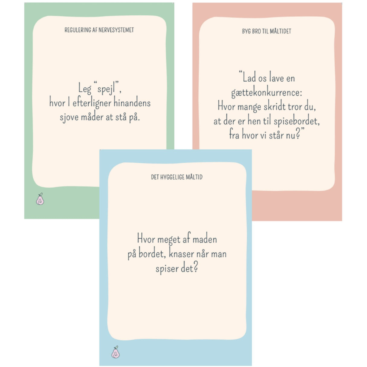 Babybite SPISEKORT: Glad Med Til Bords