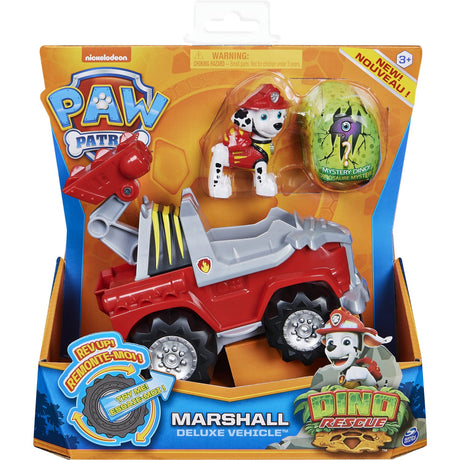 Paw Patrol Dino Deluxe Fordon Marshall