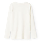 MarMar Modal Gentle White Plain Blus