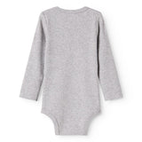 MarMar Modal Melange Light Grey Melange Plain Body LS