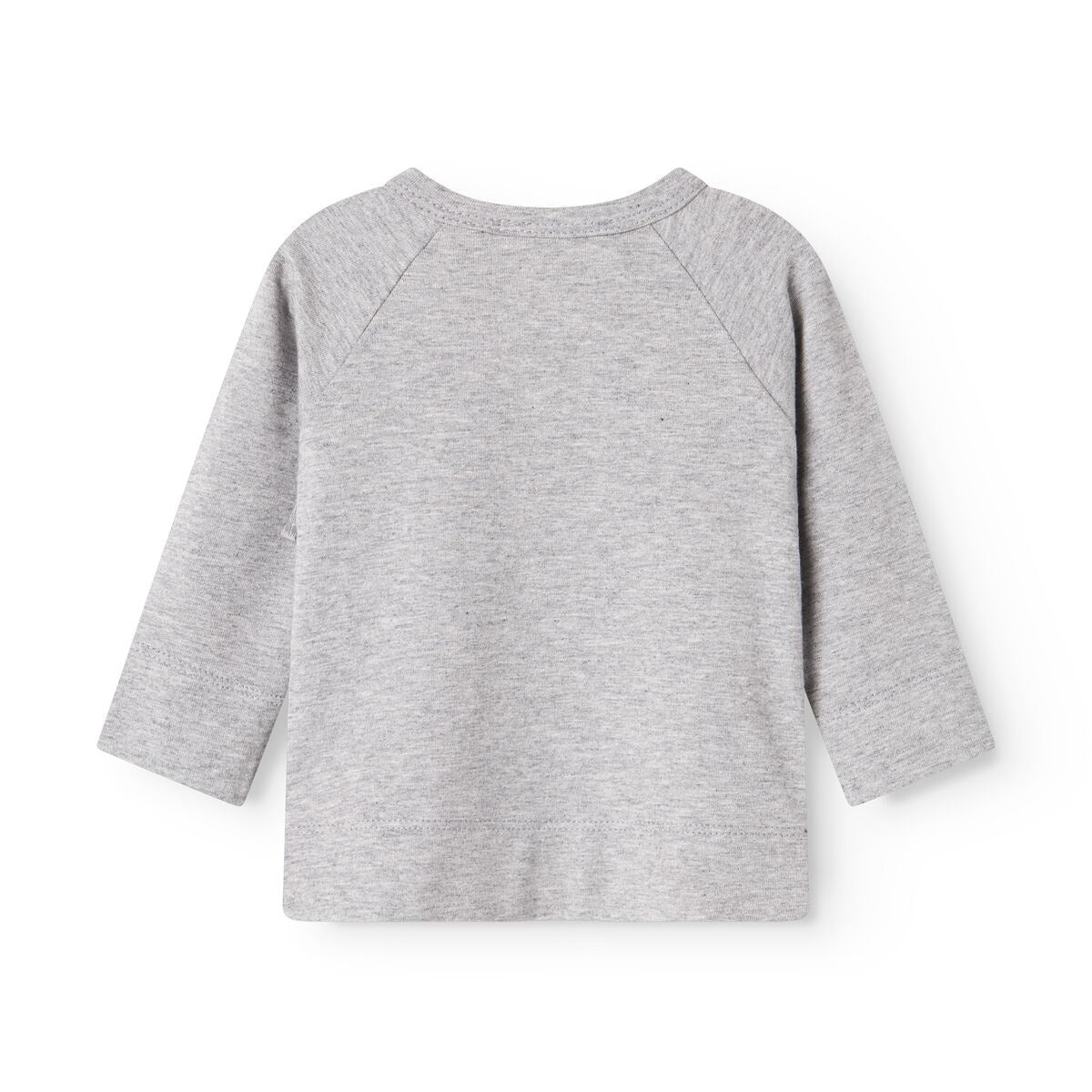 MarMar Modal New Born Light Grey Melange Tut Omlott LS Blus
