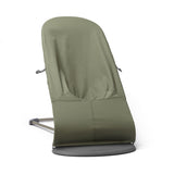 BabyBjörn Dark Green Skråstol Bliss - Vævet, Blomsterbladsquilt