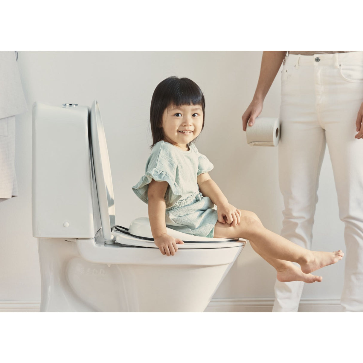 BabyBjörn White/Black Toiletsæde