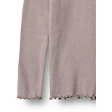 Wheat Dusty Purple Rib Blus Reese