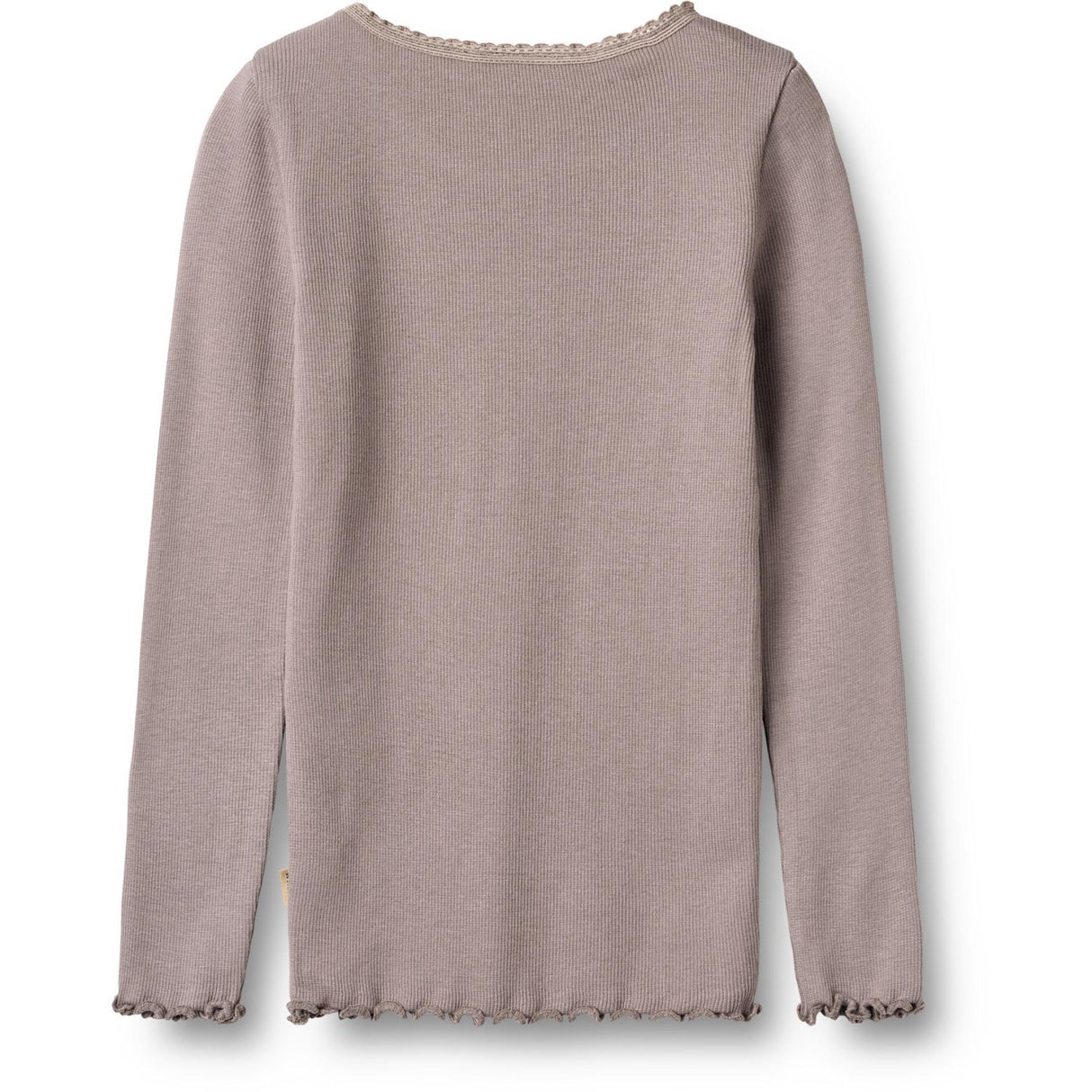 Wheat Dusty Purple Rib Blus Reese