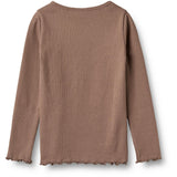 Wheat Toffee Brown Blus Ida