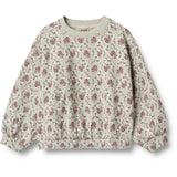Wheat Slightly Green Flowers Sweatshirt L/S Lia