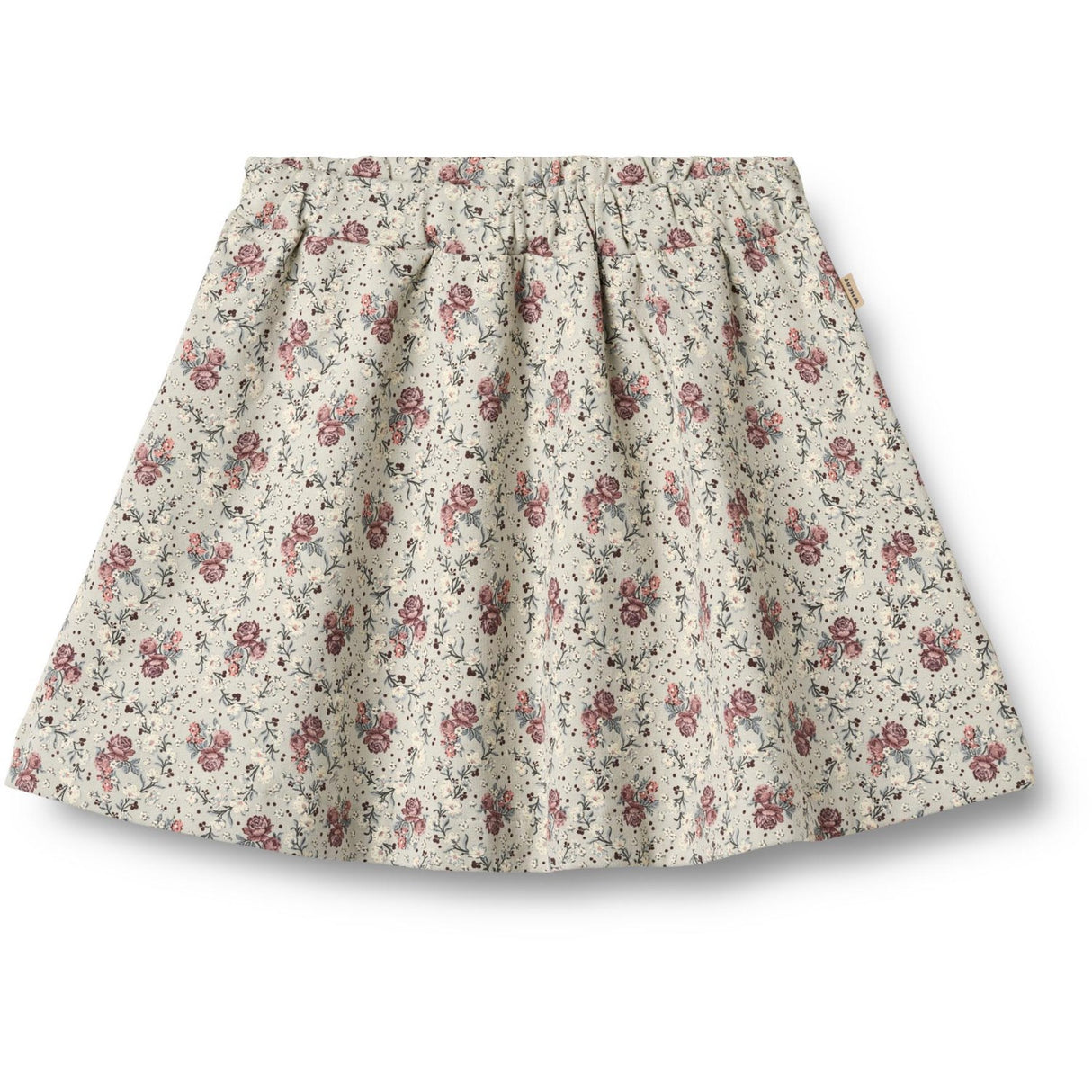 Wheat Slightly Green Flowers Sweat Kjol Manuella