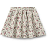 Wheat Slightly Green Flowers Sweat Kjol Manuella