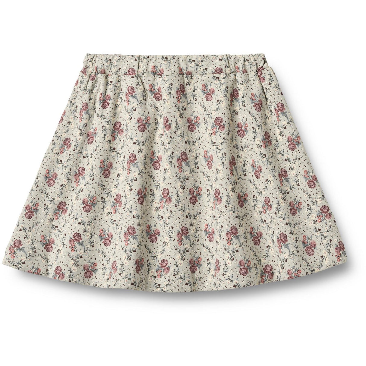 Wheat Slightly Green Flowers Sweat Kjol Manuella