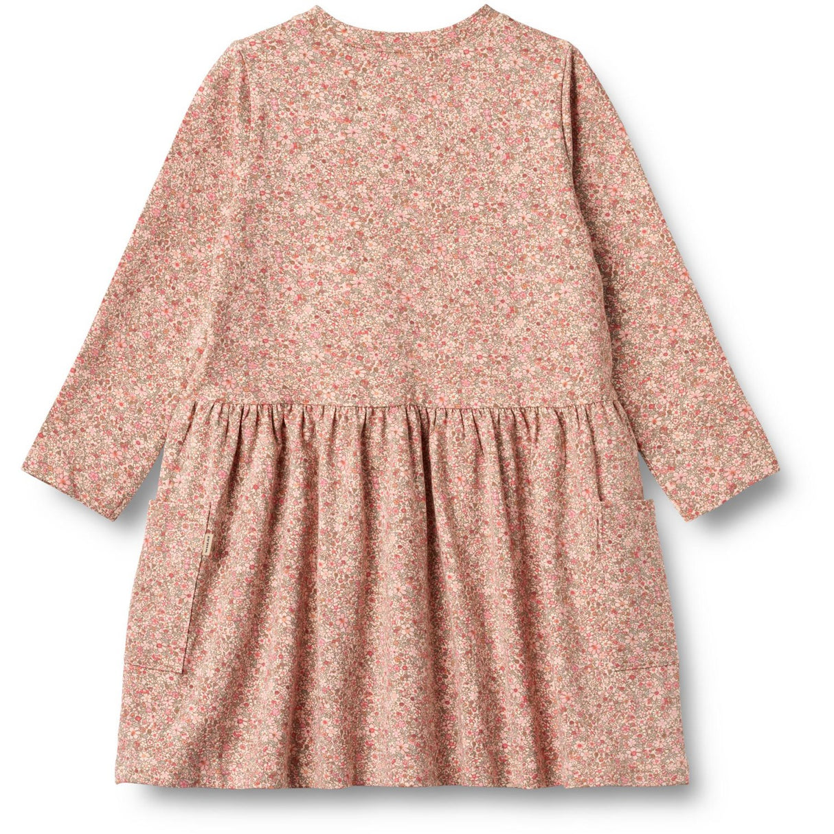 Wheat Rose Dust Flower Meadow Jersey Klänning L/S Bessie