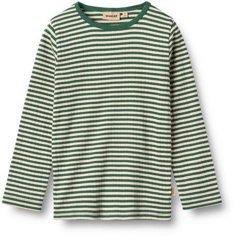 Wheat Green Stripe Blus Stig