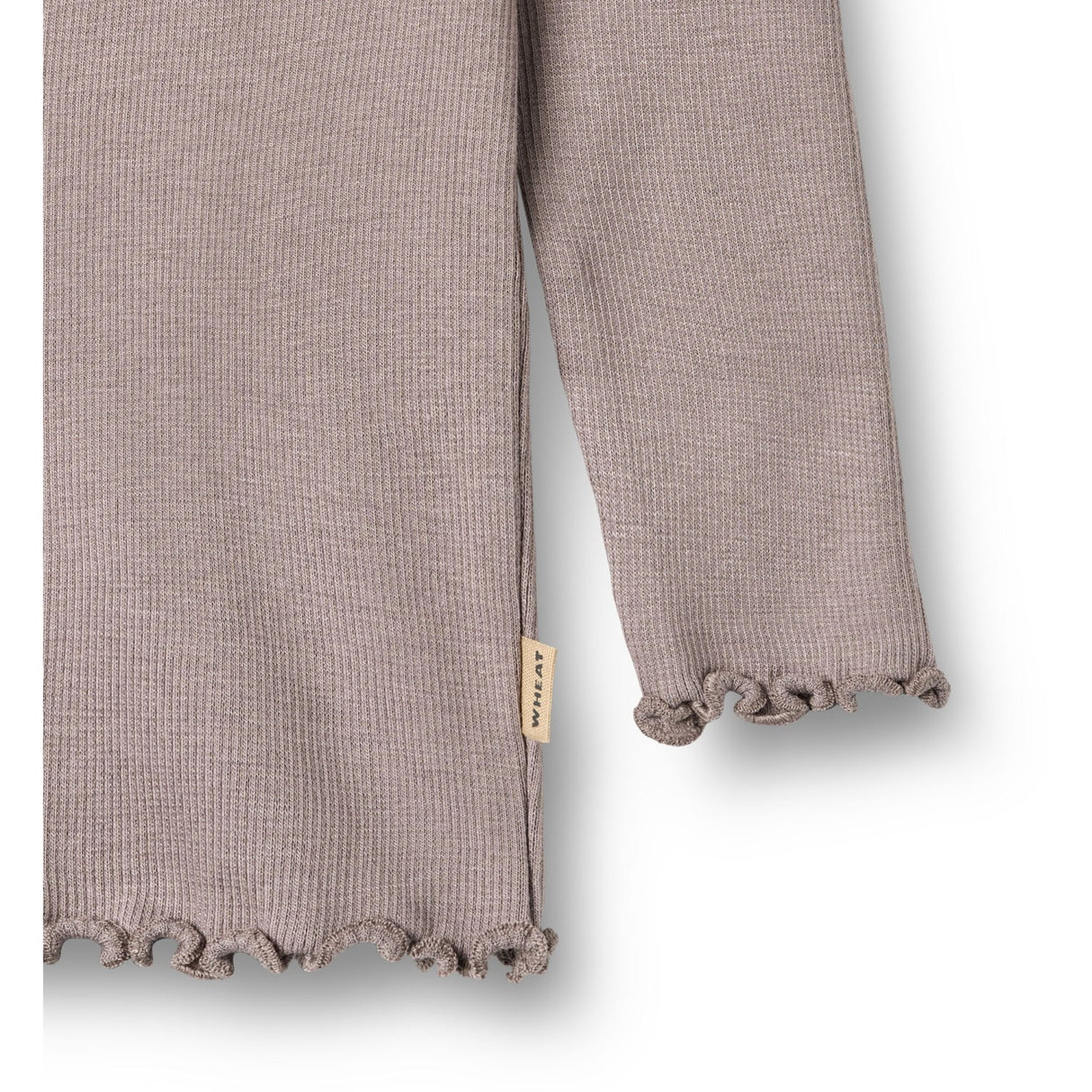 Wheat Dusty Purple Rib Blus Reese