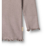 Wheat Dusty Purple Rib Blus Reese