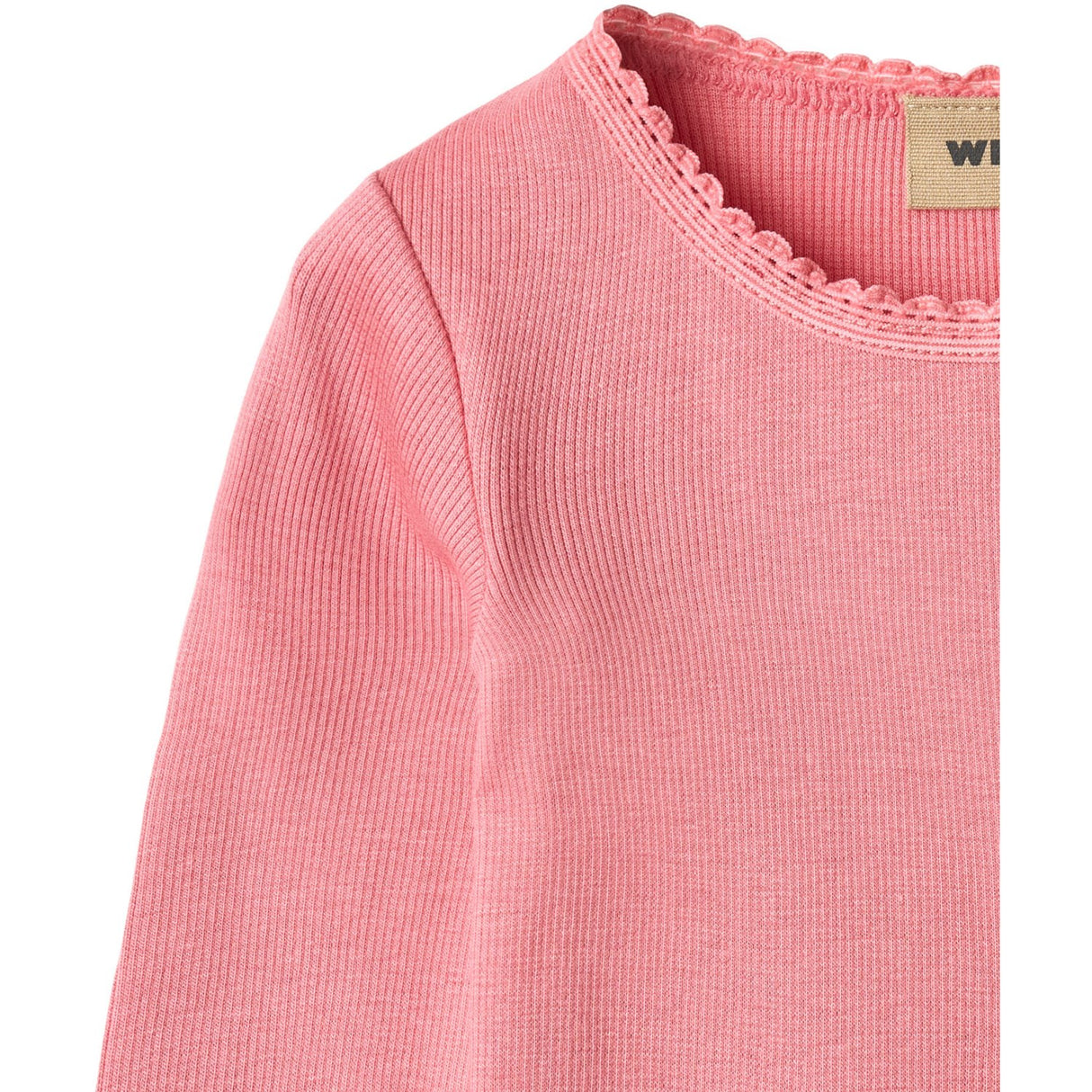 Wheat Soft Pink Rib Blus Reese