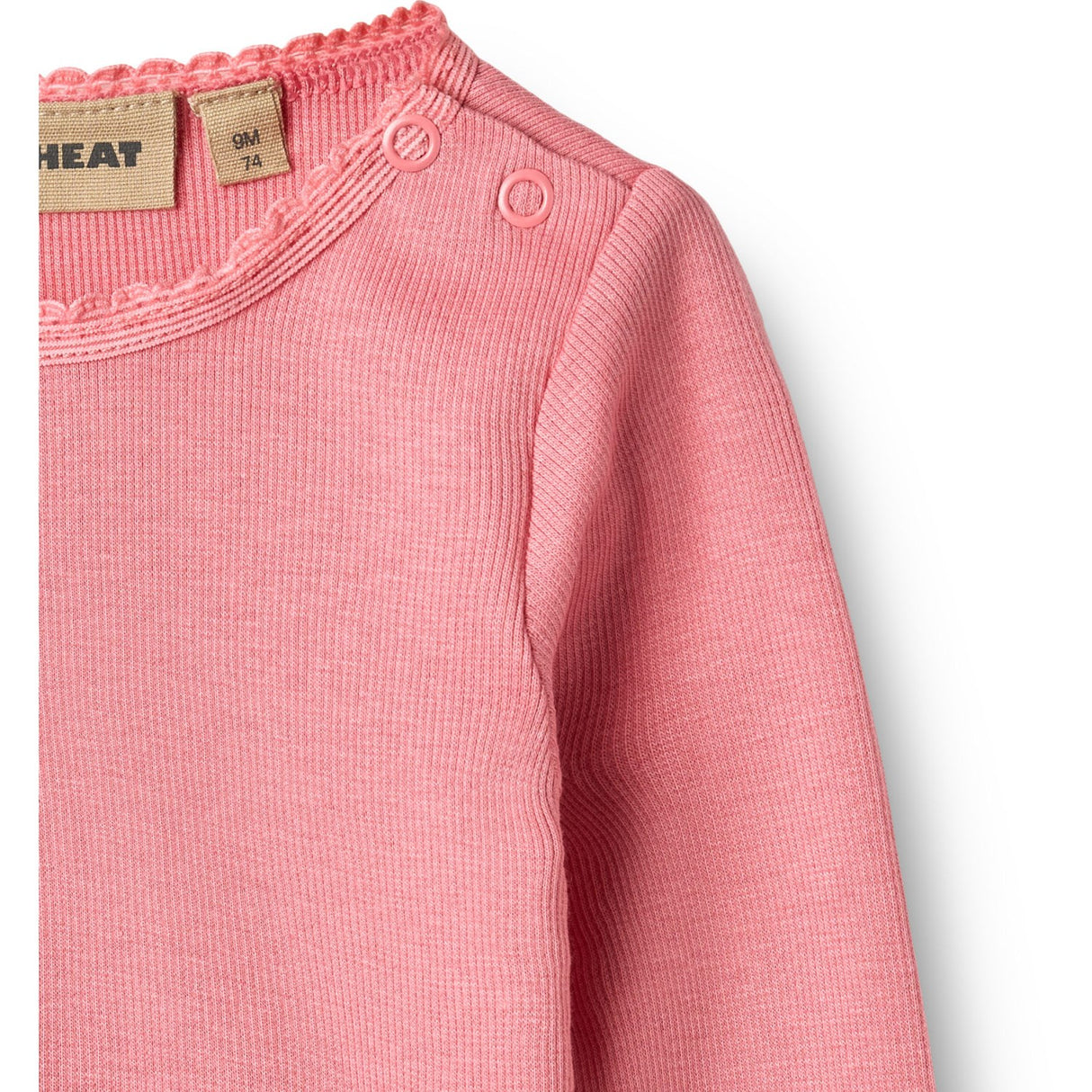 Wheat Soft Pink Rib Blus Reese