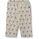 Wheat Slightly Green Flowers Sweatpants Eline