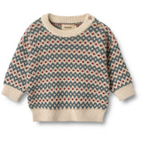 Wheat Offwhite Jacquard Pullover Harlow