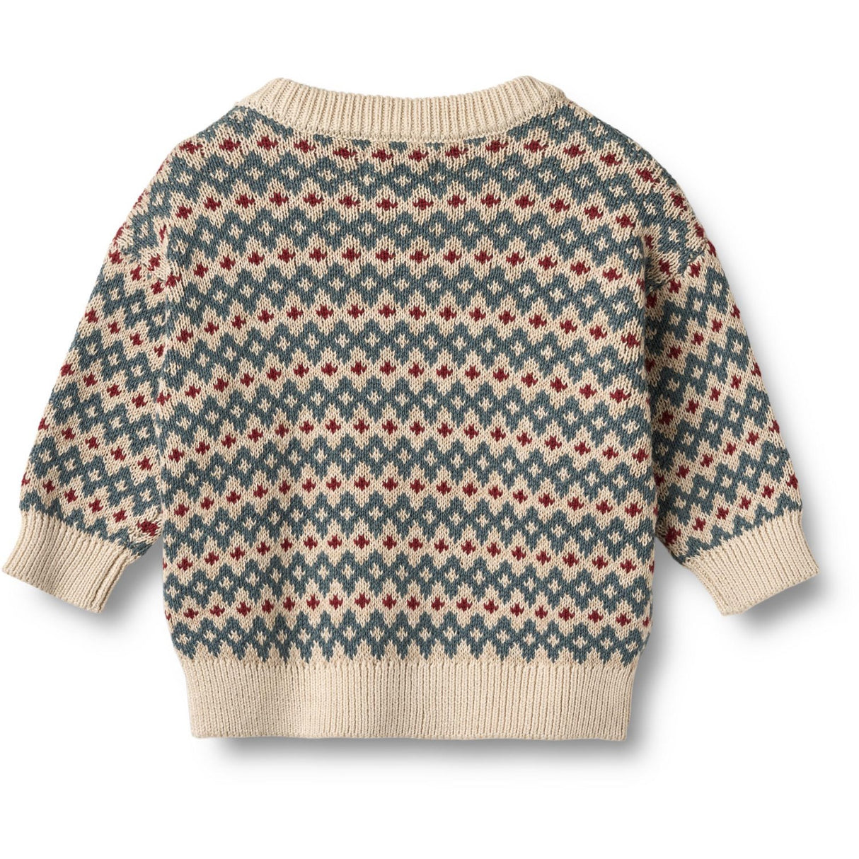 Wheat Offwhite Jacquard Pullover Harlow