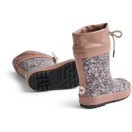 Wheat Black Sea Garden Rubber Stövlar Thermo Print