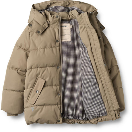 Wheat Grey Stone Puffer Jacka Gael