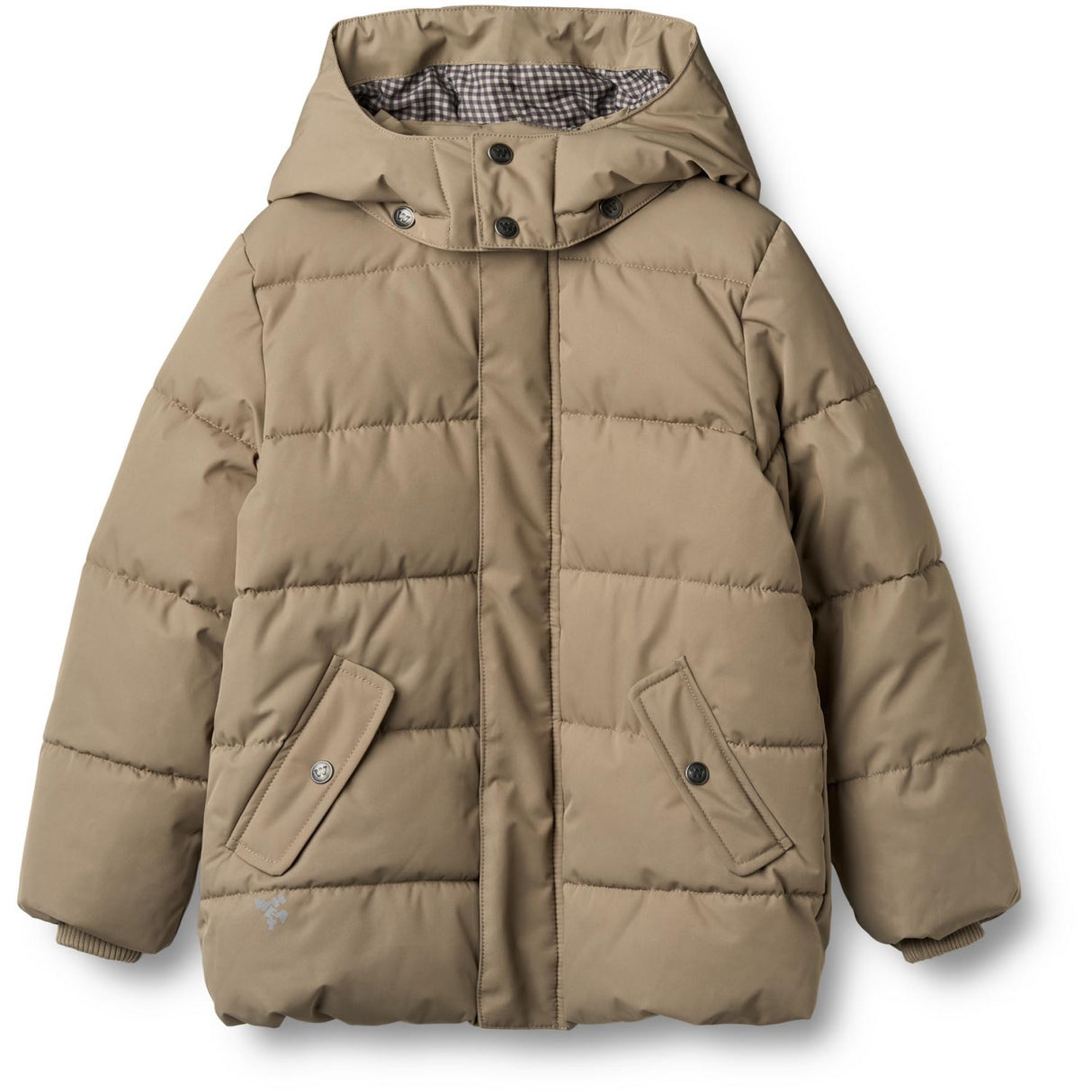 Wheat Grey Stone Puffer Jacka Gael