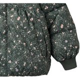 Wheat Forest Lake Checked Flowers Puffer Jacka Karla