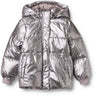 Wheat Silver Flower Meadow Puffer Jacka Eli
