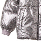 Wheat Silver Flower Meadow Puffer Jacka Eli