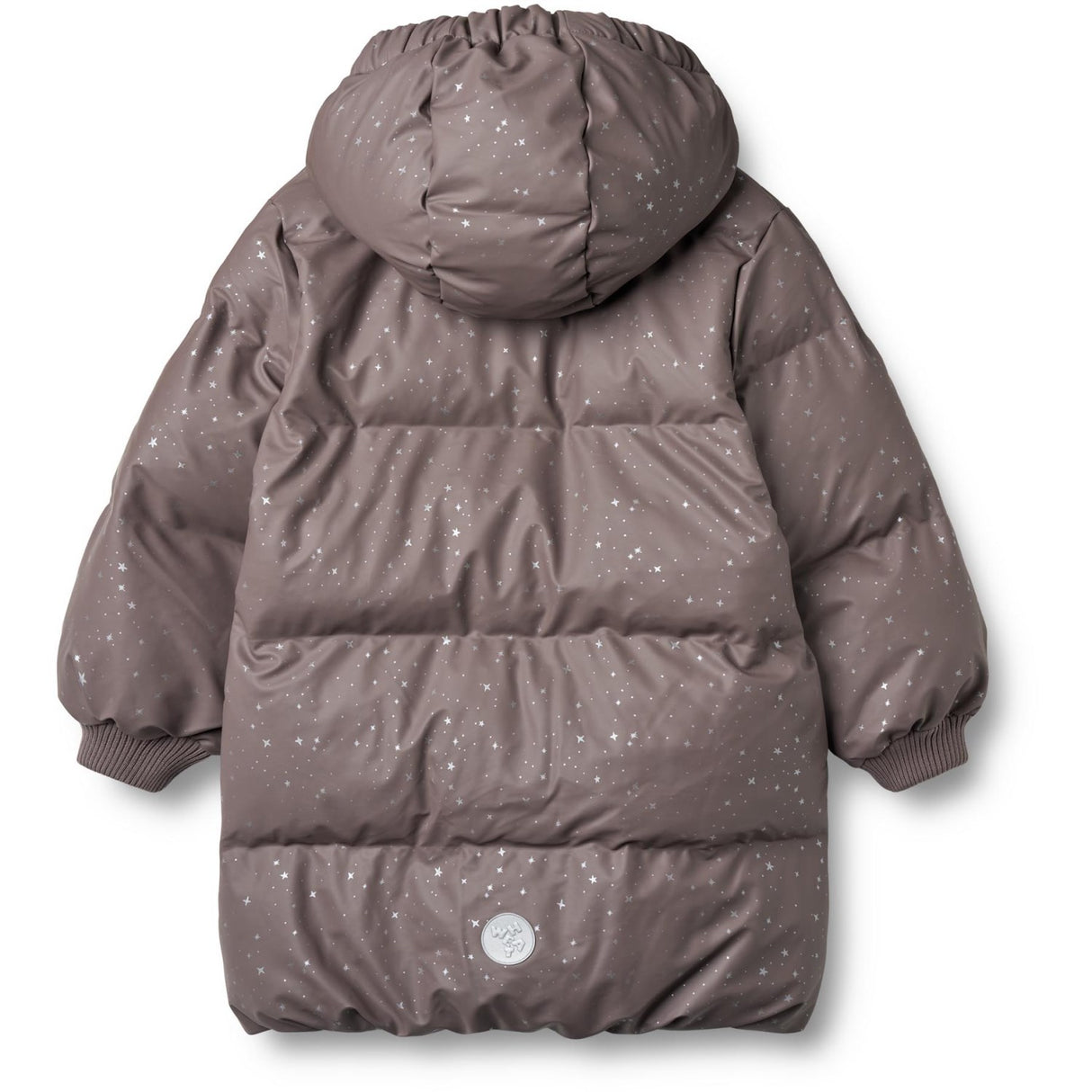 Wheat Purple Stone Stars PU Puffer Jacka Coast