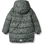 Wheat Forest Lake Checked Flowers Puffer Täcka Yrsa