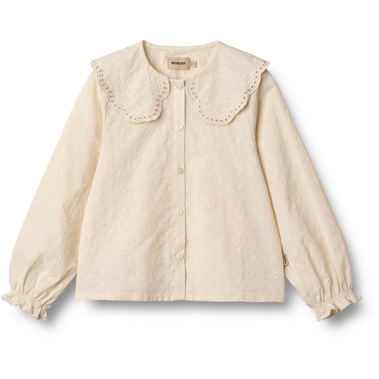 Wheat Eggshell Skjorta L/S Flora