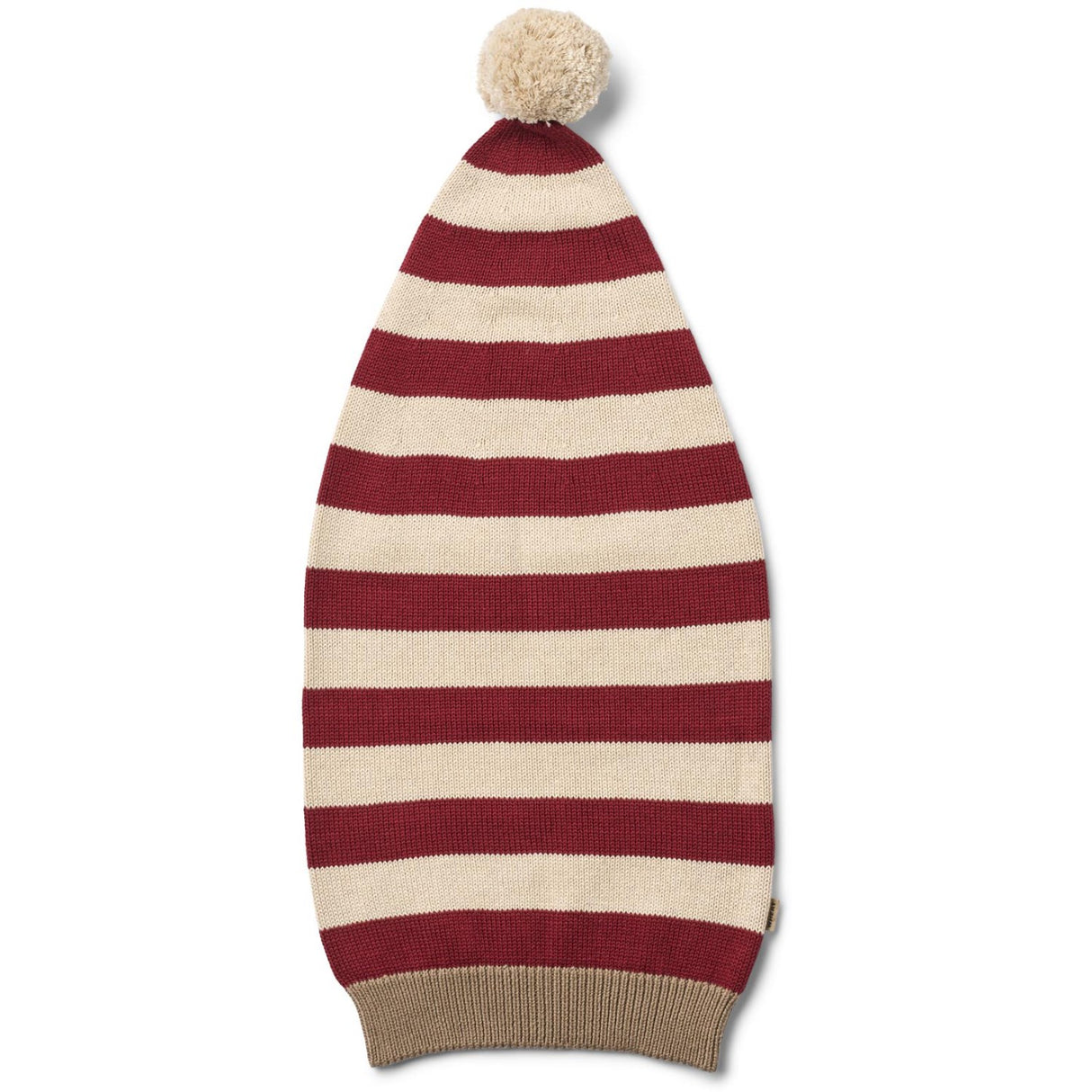 Wheat Red Stripe Stickad Christmas Mössa