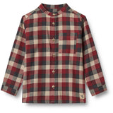 Wheat Red Blue Check Skjorta L/S Willum