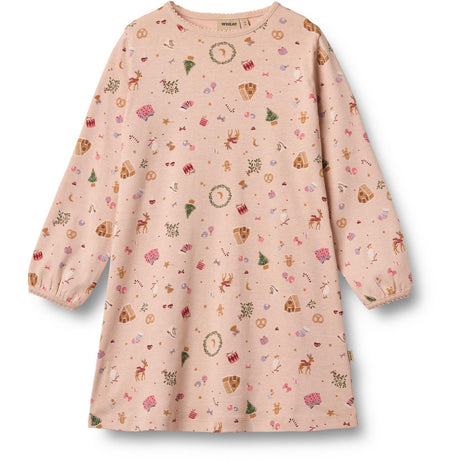 Wheat Rose Dust Holiday Natklänning Elinor