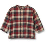 Wheat Red Blue Check Skjorta Shelby
