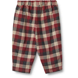 Wheat Red Blue Check Byxor Lined Arne