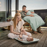 Leander Sage Green Leander Matty™ Mini Skötbädd