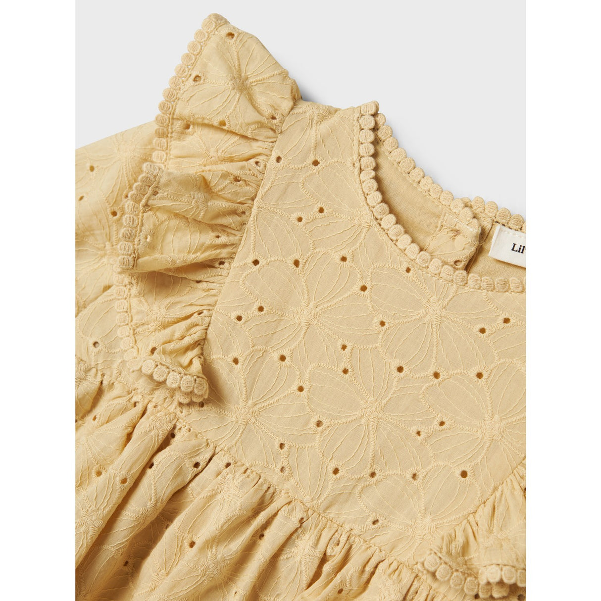 Lil'Atelier Sea Mist Nmffabioli Ss Loose Klänning Lil