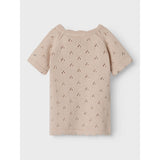 Lil'Atelier Morganite Nbfjola Ss Stickad Klänning Lil