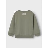 Lil'Atelier Seagrass Nmmomads Ls Loose Sweat Lil