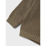 Lil'Atelier Overland Trek Nmnemlen Lin Ls Stickad Card Lil Noos