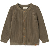 Lil'Atelier Overland Trek Nmnemlen Lin Ls Stickad Card Lil Noos