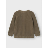 Lil'Atelier Overland Trek Nmnemlen Lin Ls Stickad Card Lil Noos