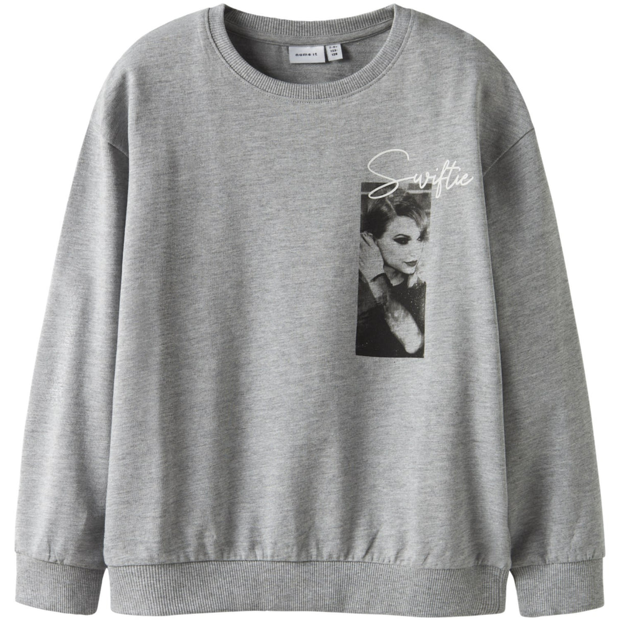 Name It Grey Melange Nkfjixis Cicons Rlx Sweat Unb Sky