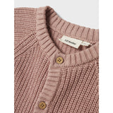 Lil'Atelier Misty Rose Nmnemlen Lin Ls Stickad Card Lil Noos